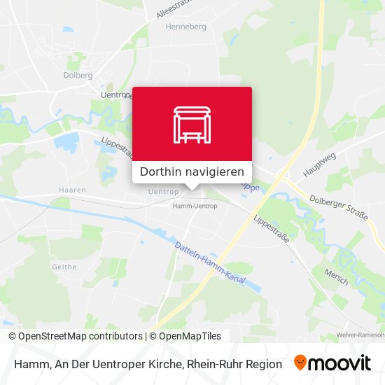 Hamm, An Der Uentroper Kirche Karte