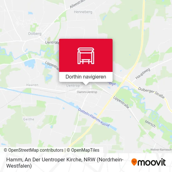 Hamm, An Der Uentroper Kirche Karte