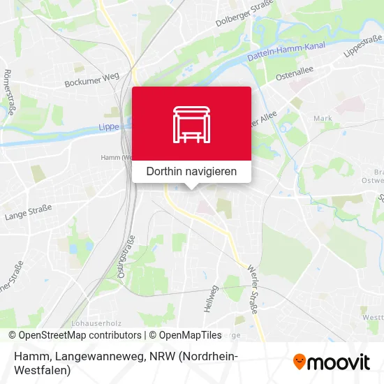 Hamm, Langewanneweg Karte
