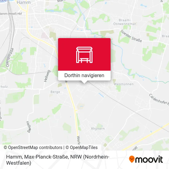 Hamm, Max-Planck-Straße Karte