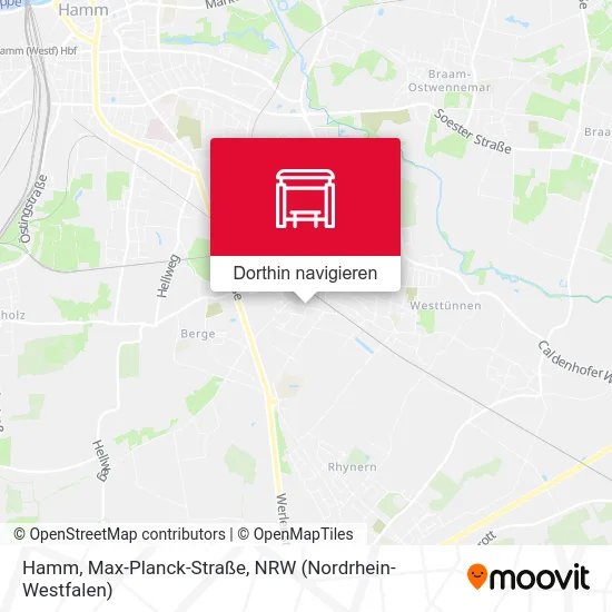 Hamm, Max-Planck-Straße Karte