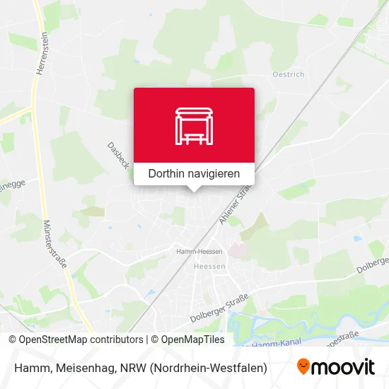 Hamm, Meisenhag Karte