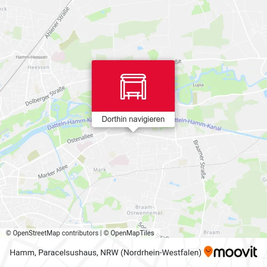 Hamm, Paracelsushaus Karte