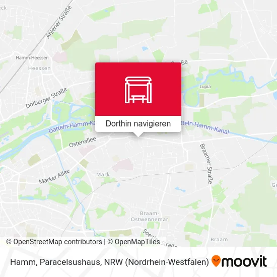 Hamm, Paracelsushaus Karte