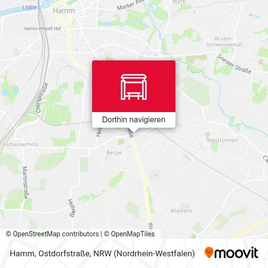 Hamm, Ostdorfstraße Karte