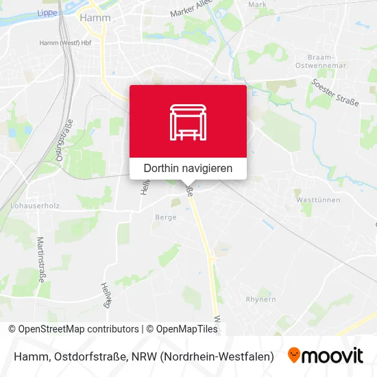 Hamm, Ostdorfstraße Karte