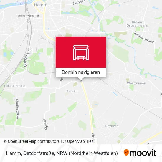 Hamm, Ostdorfstraße Karte