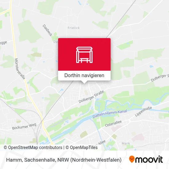 Hamm, Sachsenhalle Karte