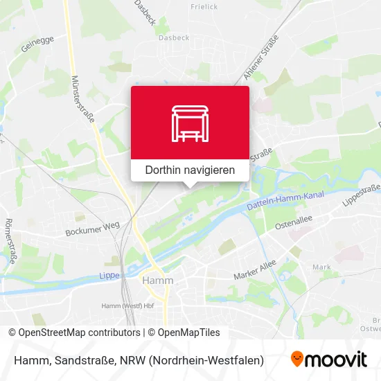Hamm, Sandstraße Karte