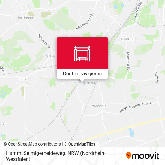 Hamm, Selmigerheideweg Karte