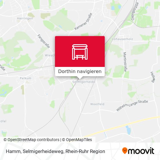 Hamm, Selmigerheideweg Karte