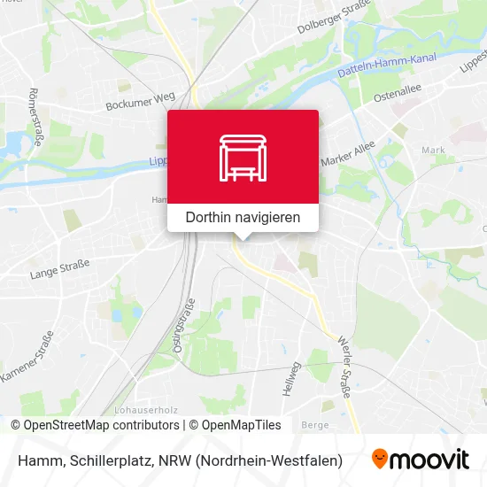 Hamm, Schillerplatz Karte