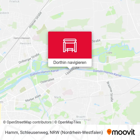 Hamm, Schleusenweg Karte