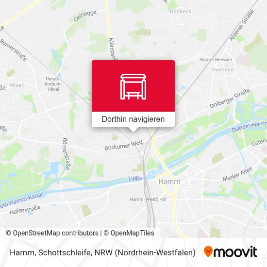 Hamm, Schottschleife Karte