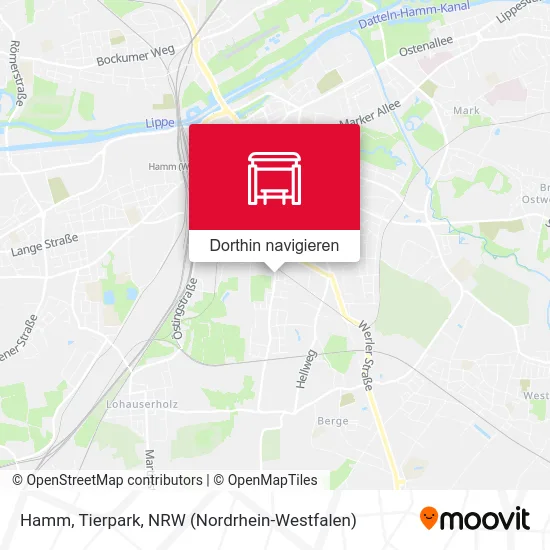 Hamm, Tierpark Karte