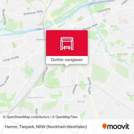 Hamm, Tierpark Karte