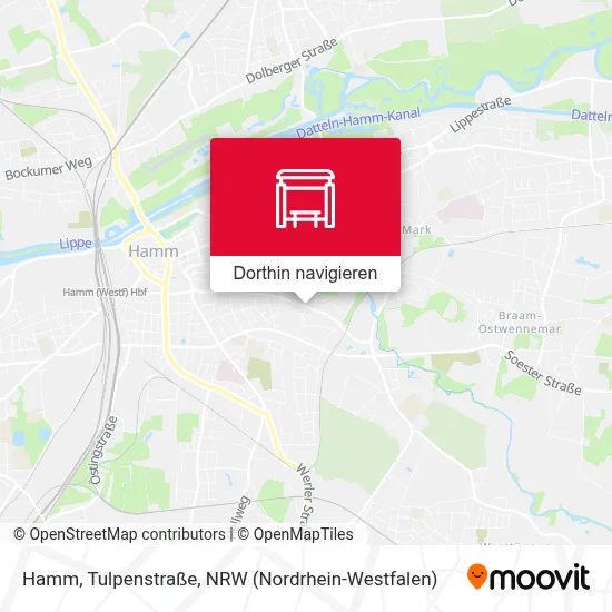 Hamm, Tulpenstraße Karte