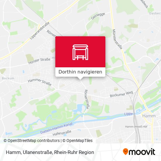 Hamm, Ulanenstraße Karte