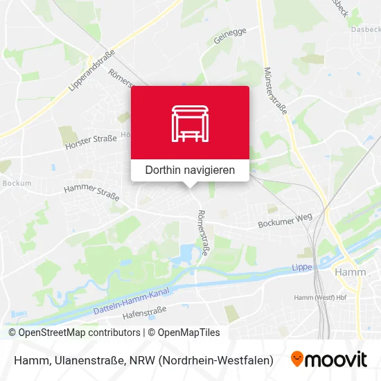 Hamm, Ulanenstraße Karte