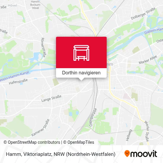 Hamm, Viktoriaplatz Karte