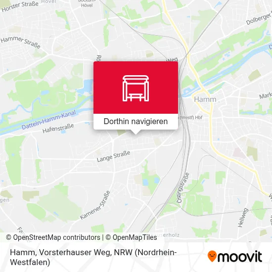 Hamm, Vorsterhauser Weg Karte