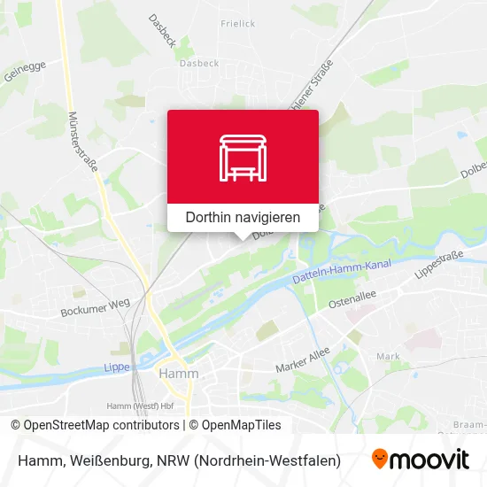 Hamm, Weißenburg Karte