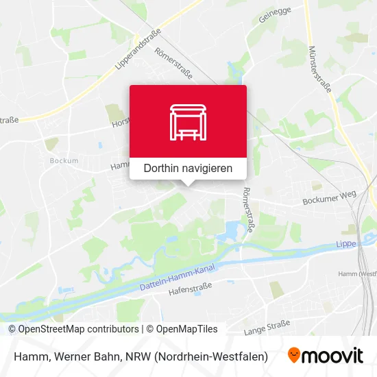 Hamm, Werner Bahn Karte