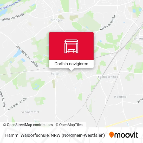 Hamm, Waldorfschule Karte