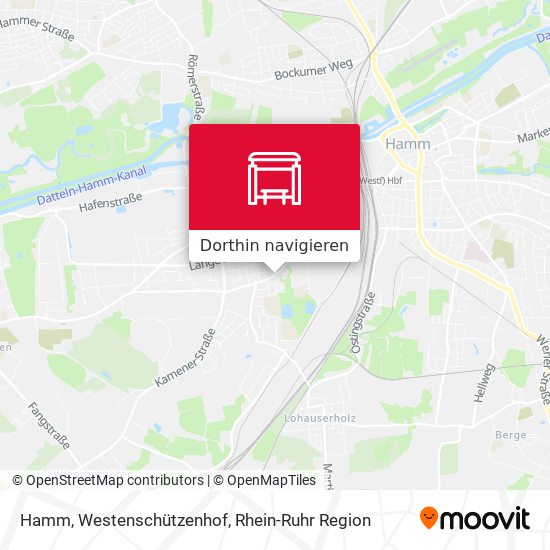 Hamm, Westenschützenhof Karte