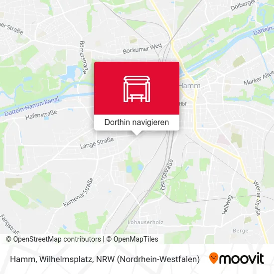 Hamm, Wilhelmsplatz Karte