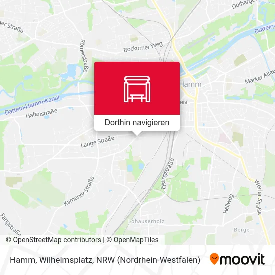 Hamm, Wilhelmsplatz Karte