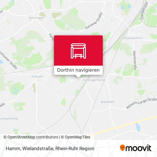 Hamm, Wielandstraße Karte