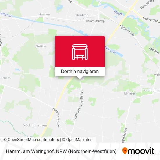 Hamm, am Weringhof Karte