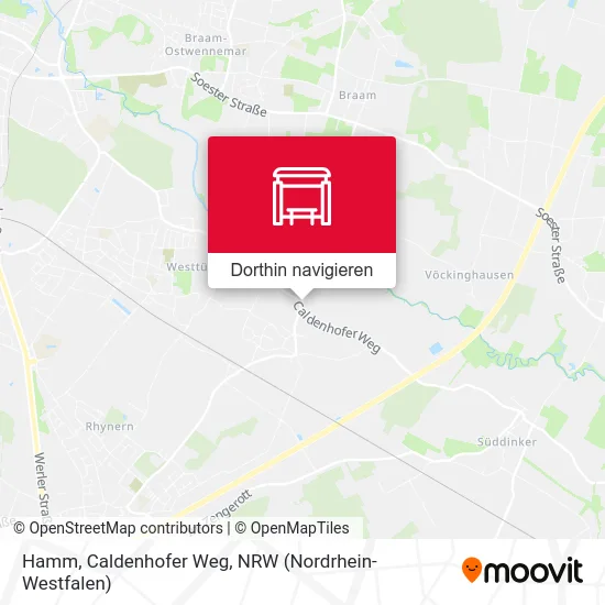 Hamm, Caldenhofer Weg Karte