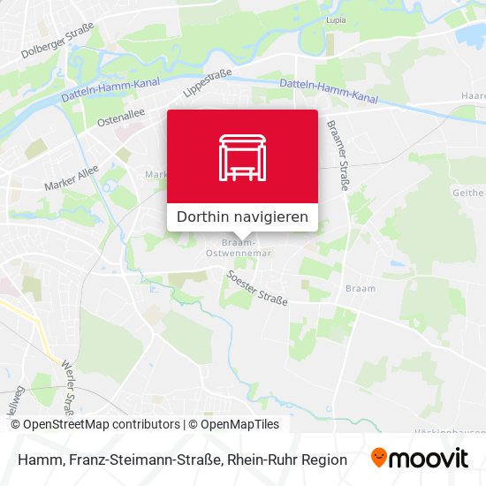 Hamm, Franz-Steimann-Straße Karte