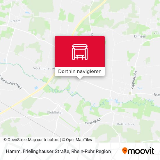 Hamm, Frielinghauser Straße Karte