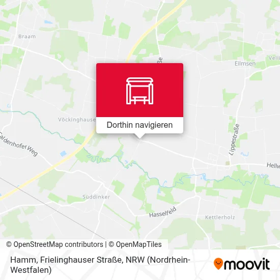 Hamm, Frielinghauser Straße Karte