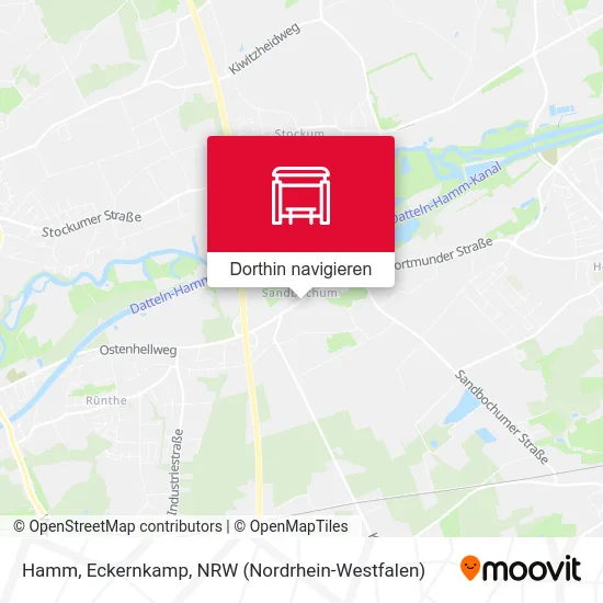 Hamm, Eckernkamp Karte