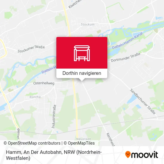 Hamm, An Der Autobahn Karte
