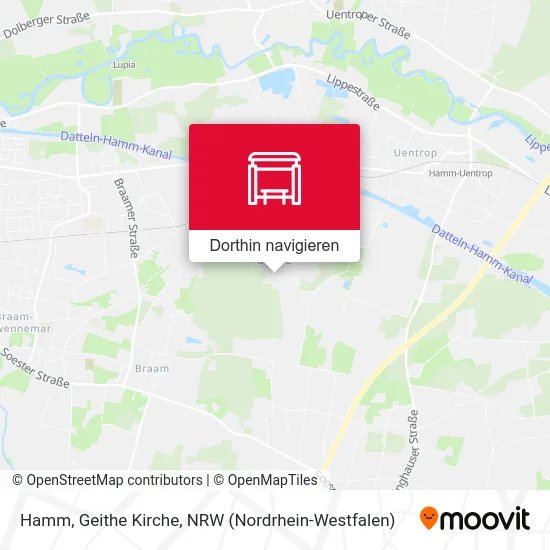 Hamm, Geithe Kirche Karte