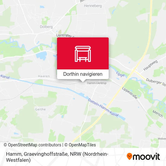 Hamm, Graevinghoffstraße Karte