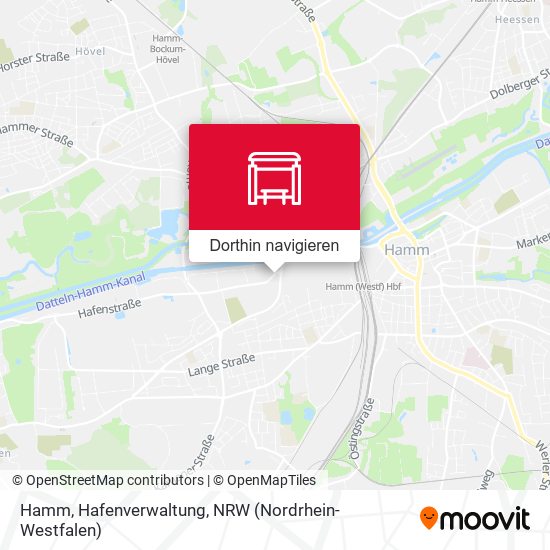 Hamm, Hafenverwaltung Karte