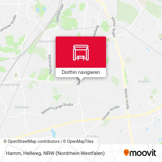 Hamm, Hellweg Karte