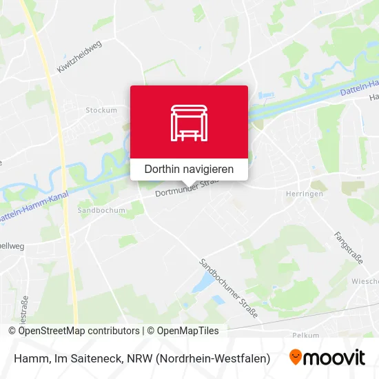 Hamm, Im Saiteneck Karte