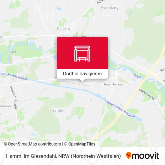Hamm, Im Giesendahl Karte