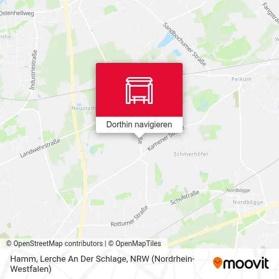 Hamm, Lerche An Der Schlage Karte