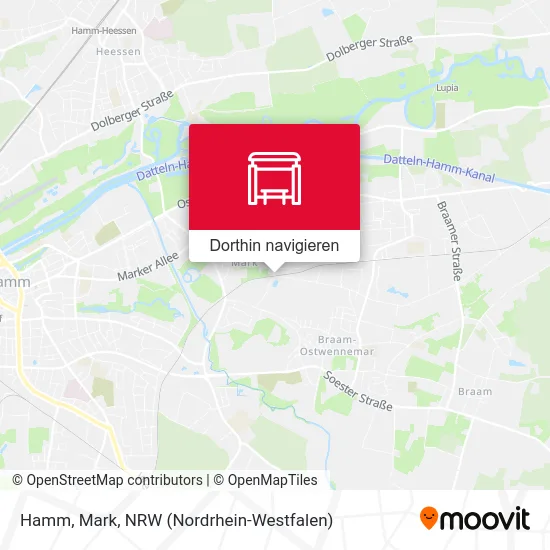 Hamm, Mark Karte