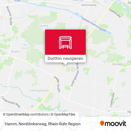 Hamm, Norddinkerweg Karte