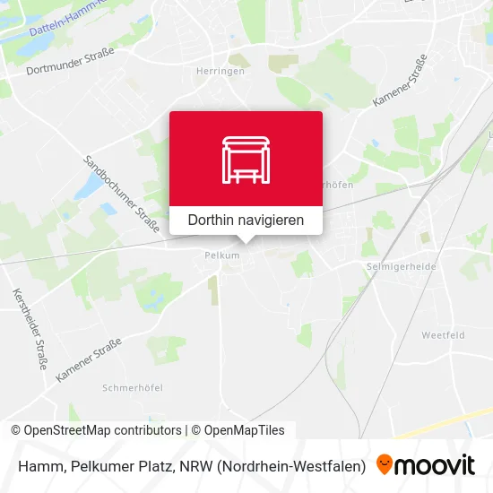 Hamm, Pelkumer Platz Karte