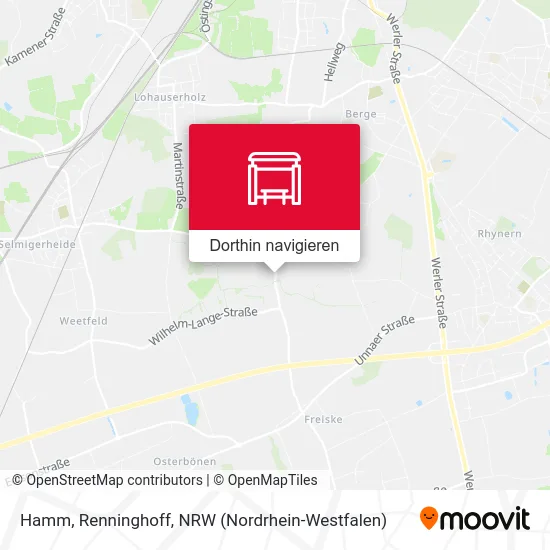 Hamm, Renninghoff Karte